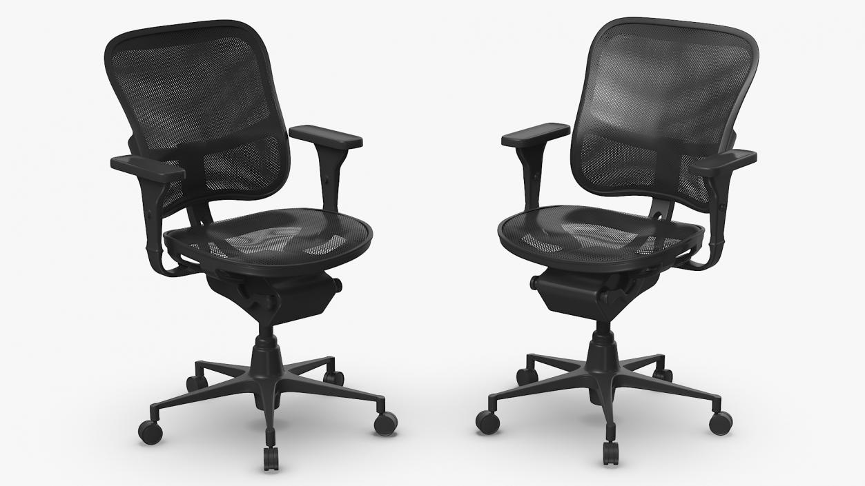 Ergonomic Mesh Office Chair 3D