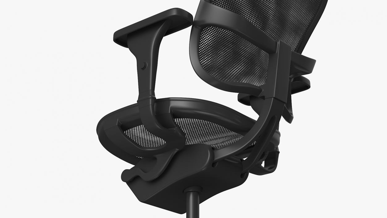 Ergonomic Mesh Office Chair 3D