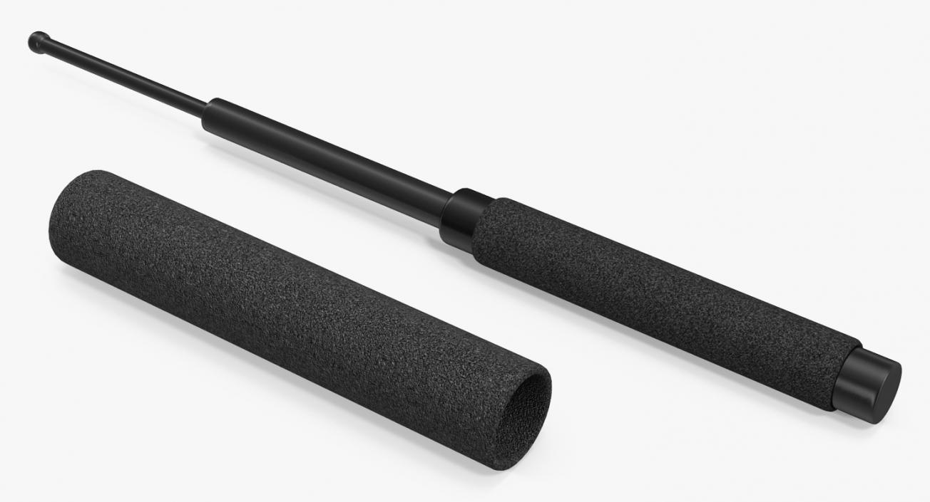 3D Police Expandable Baton model