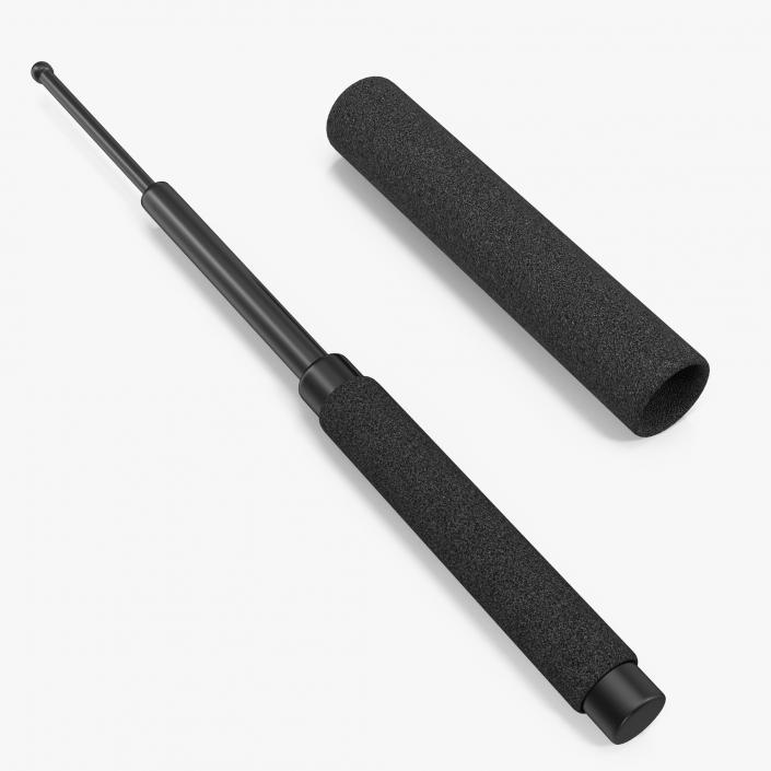 3D Police Expandable Baton model