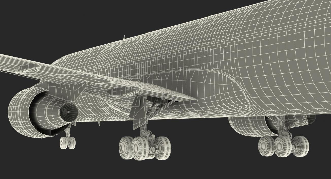 3D model Boeing 767-300F Generic Rigged