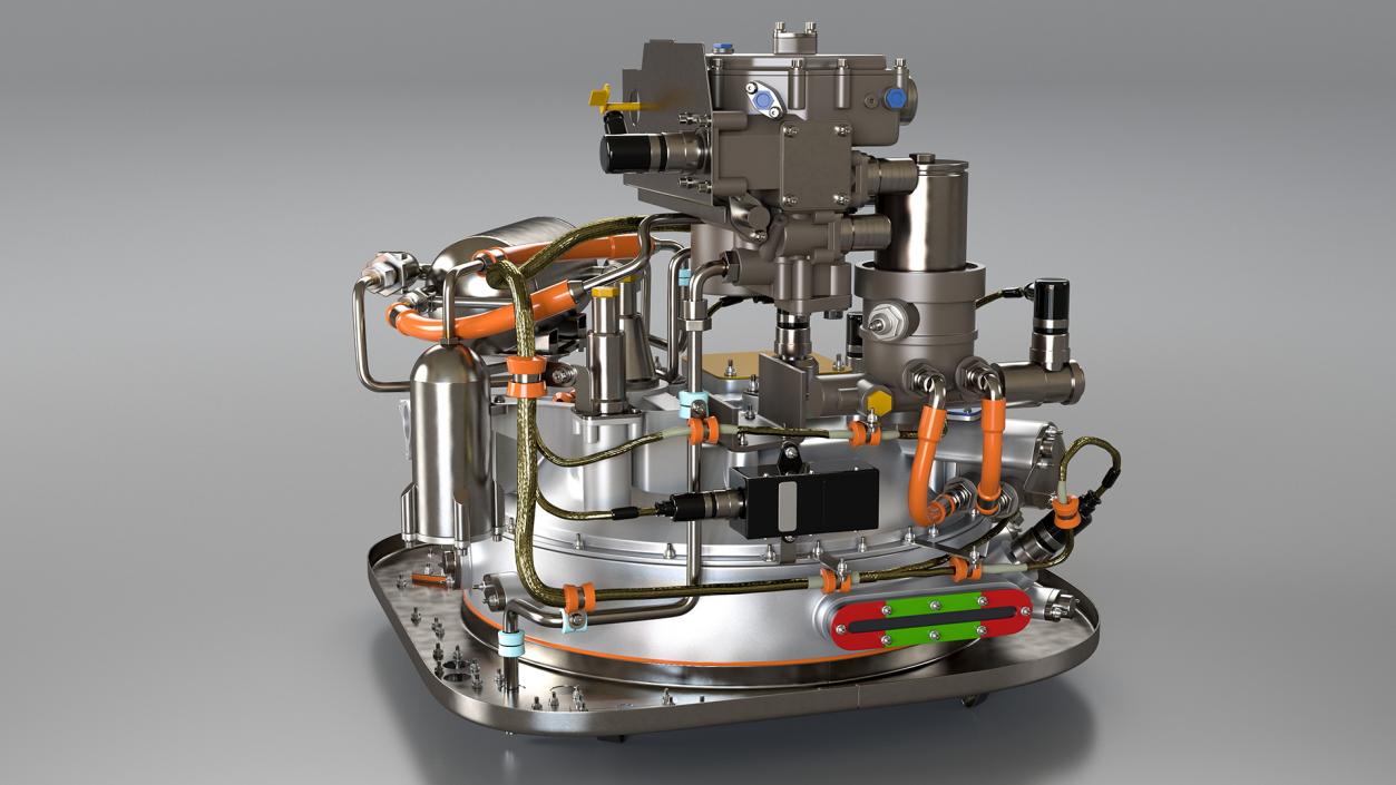 Turboshaft Engine Fuel System 3D model