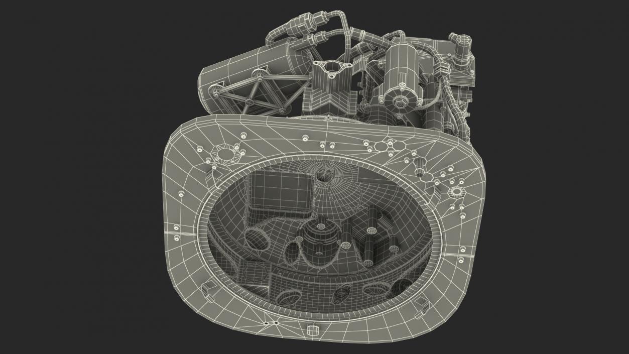 Turboshaft Engine Fuel System 3D model