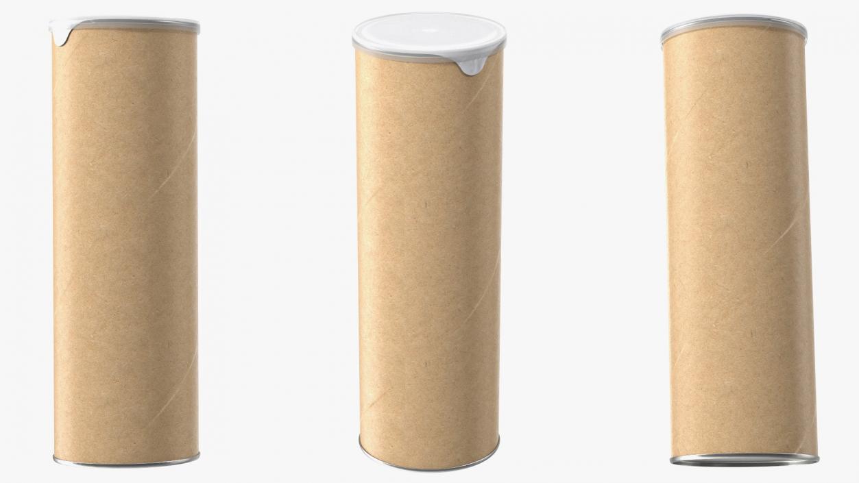 3D Paper Tube Snack Packaging