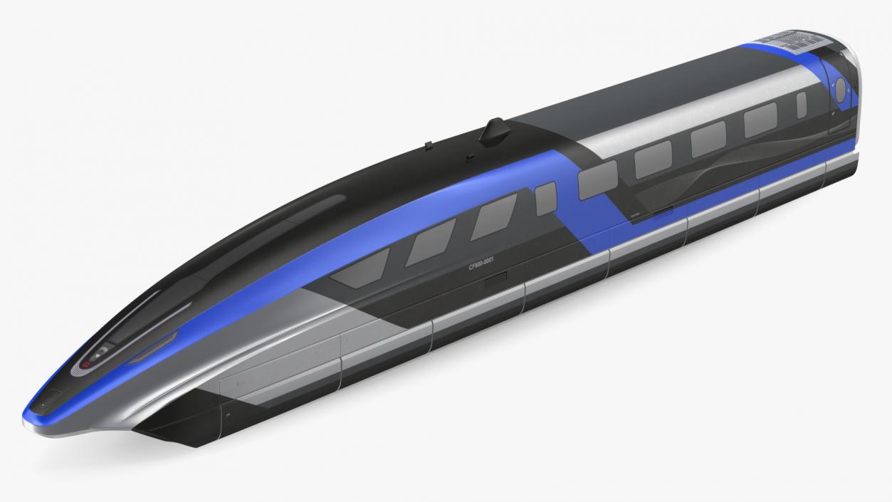 3D Magnetic Levitation Train Locomotive