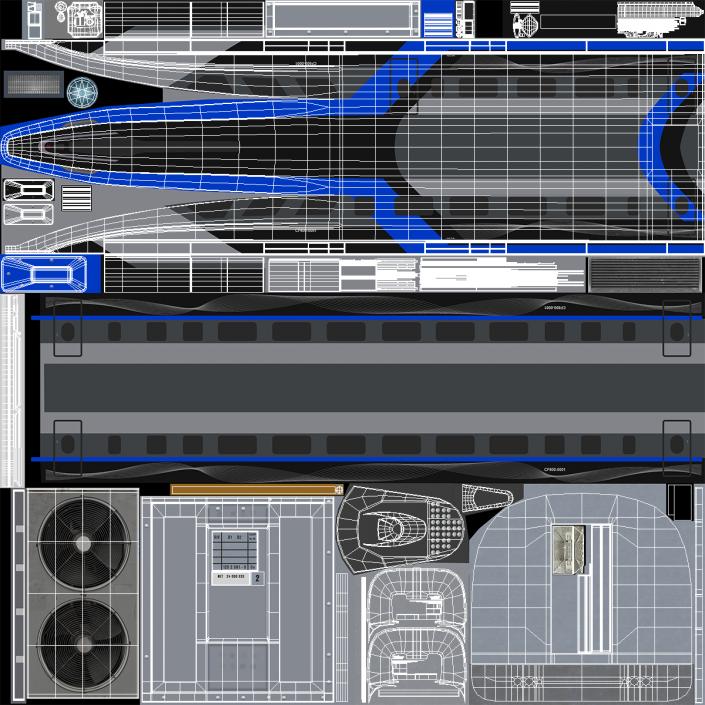 3D Magnetic Levitation Train Locomotive