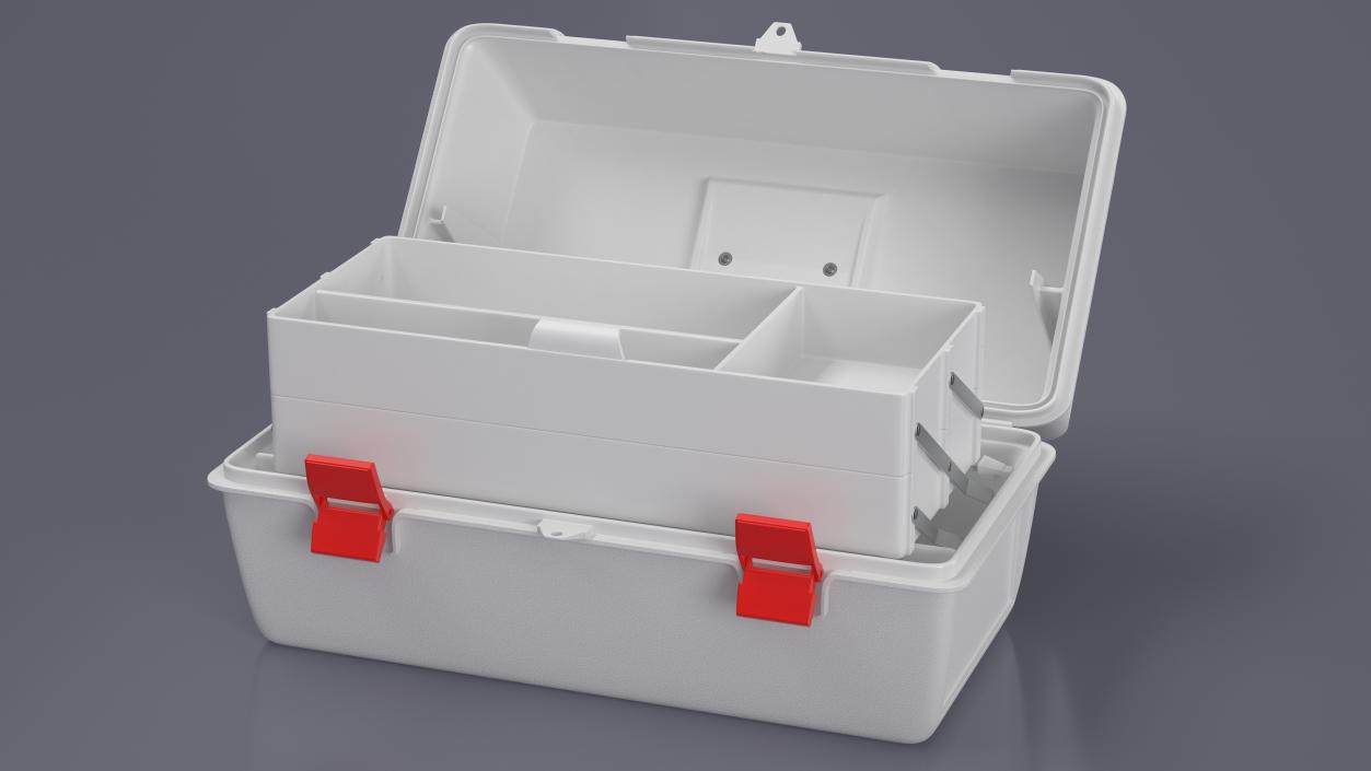 3D Paramedic Box Open model