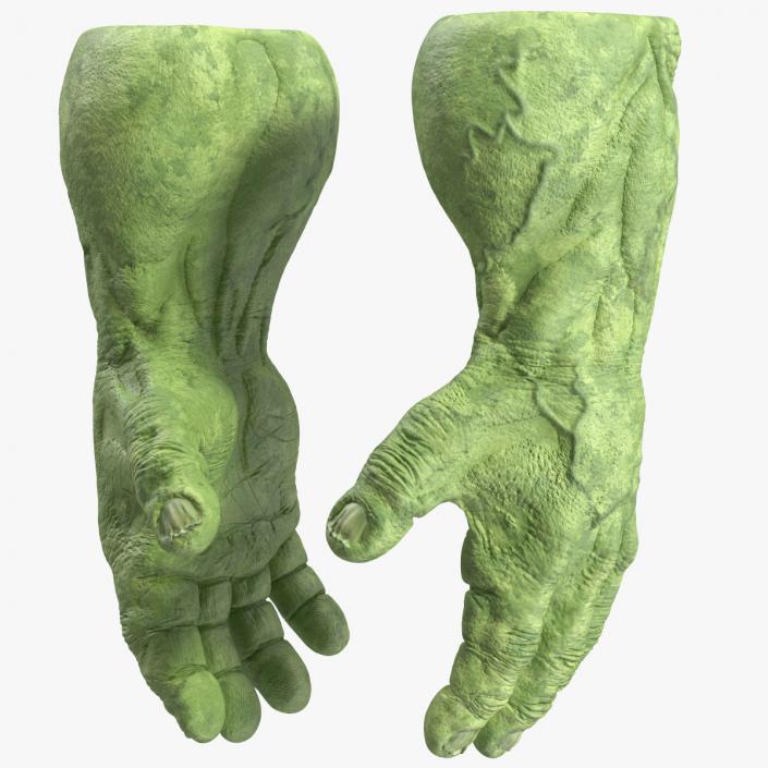 3D Hulk Hands Rigged for Cinema 4D