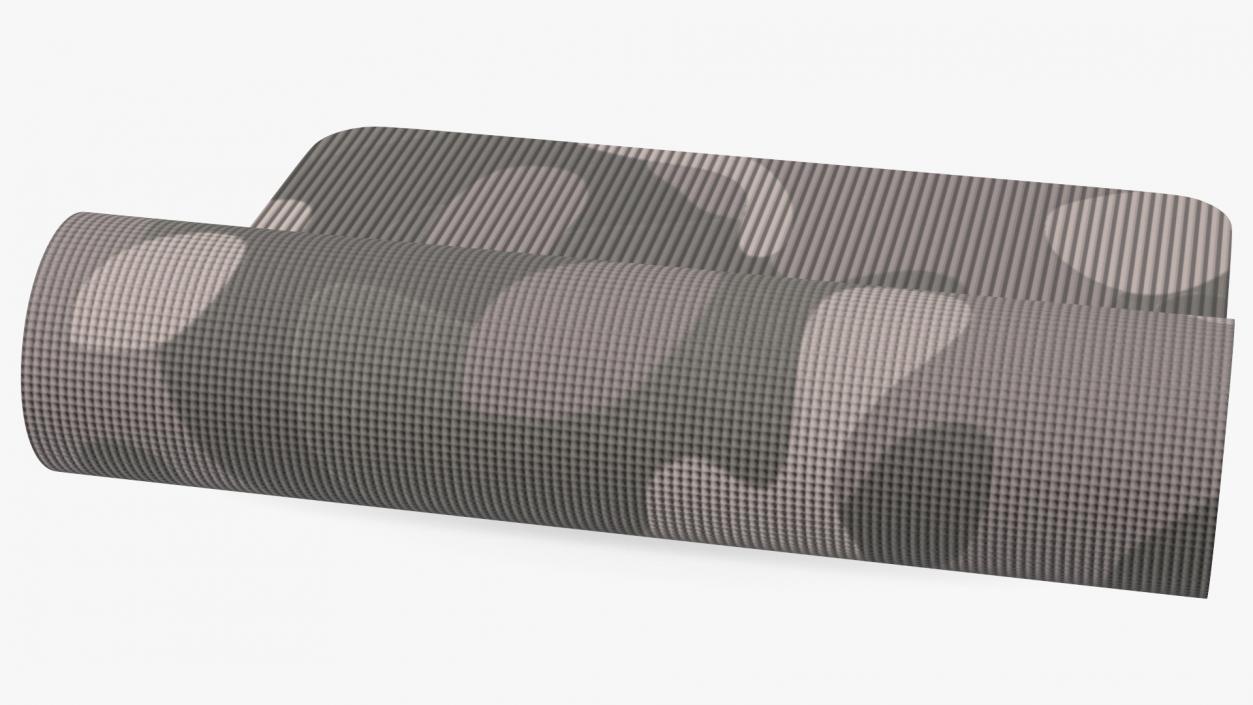 3D model Yoga Mat Rolled Camo