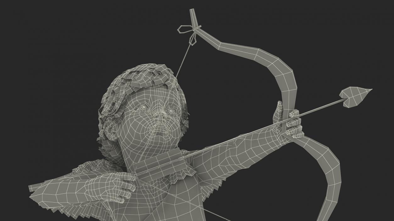 3D Cupid Boy Flying