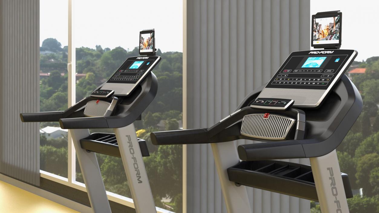 3D High-tech Gym model