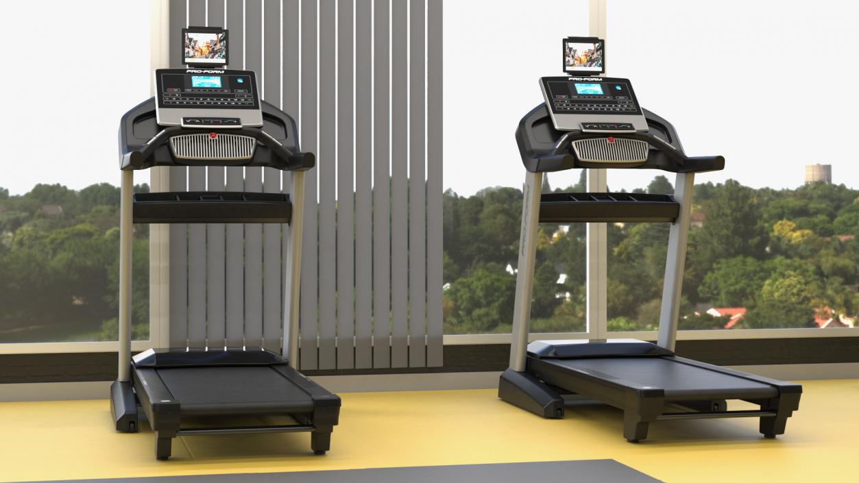 3D High-tech Gym model