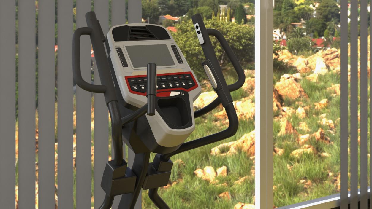 3D High-tech Gym model