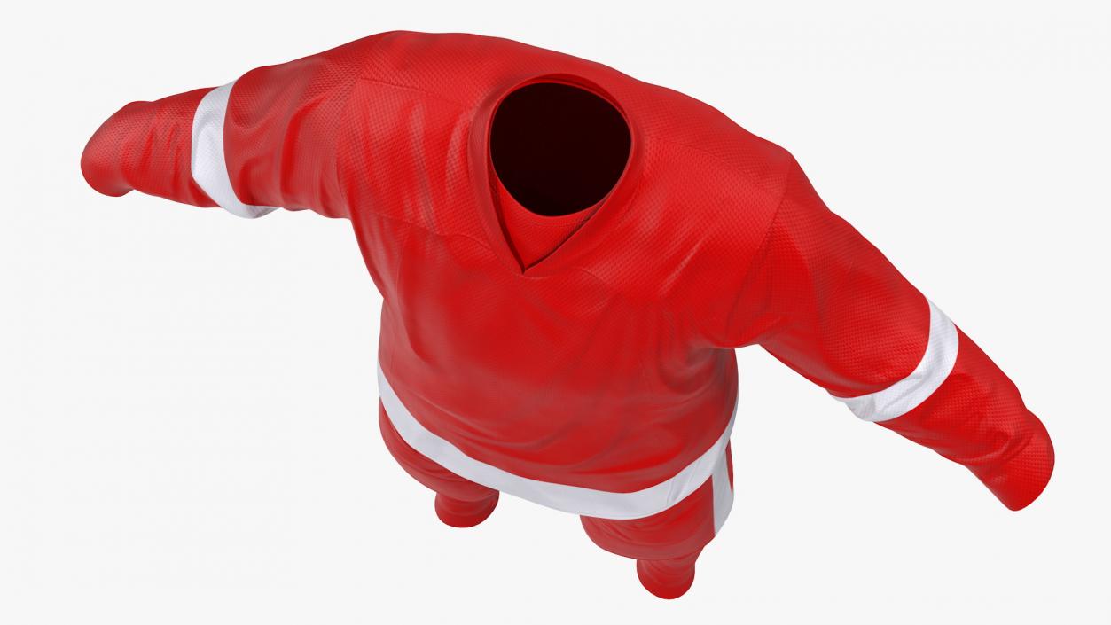 3D Hockey Clothes Red model