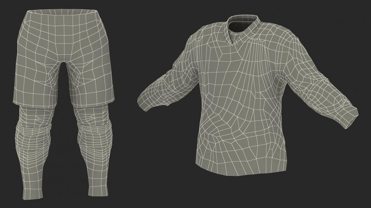 3D Hockey Clothes Red model