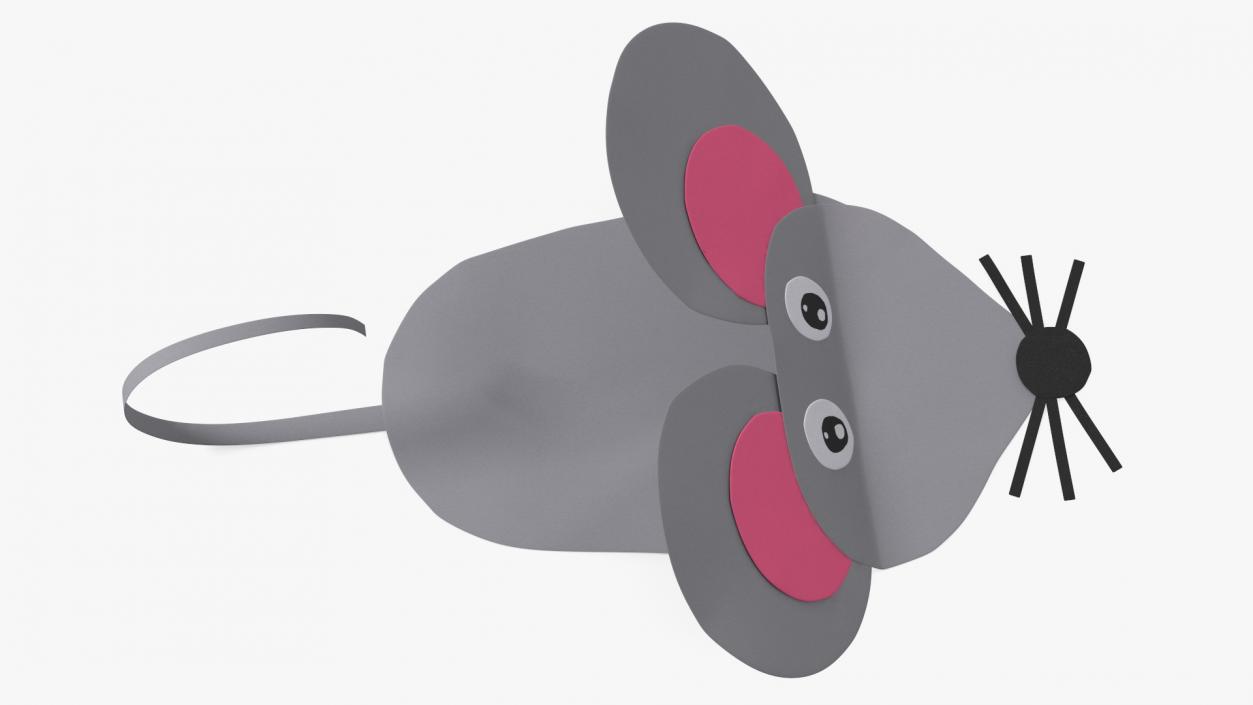 3D Craft Paper Toy Mouse