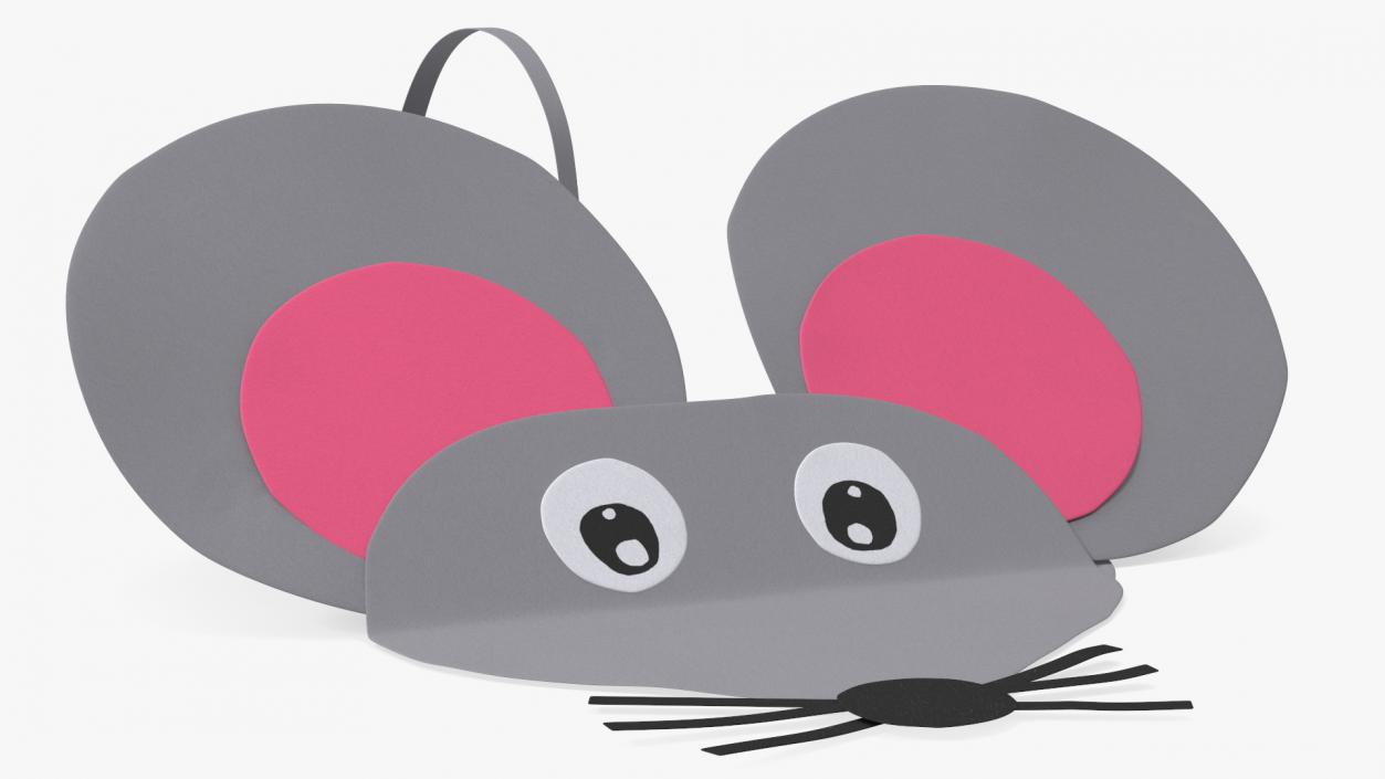 3D Craft Paper Toy Mouse