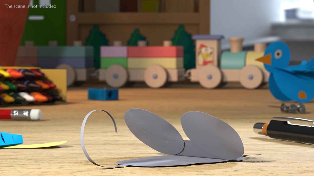 3D Craft Paper Toy Mouse