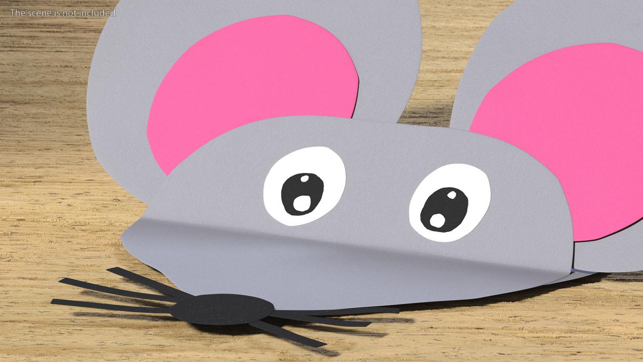 3D Craft Paper Toy Mouse