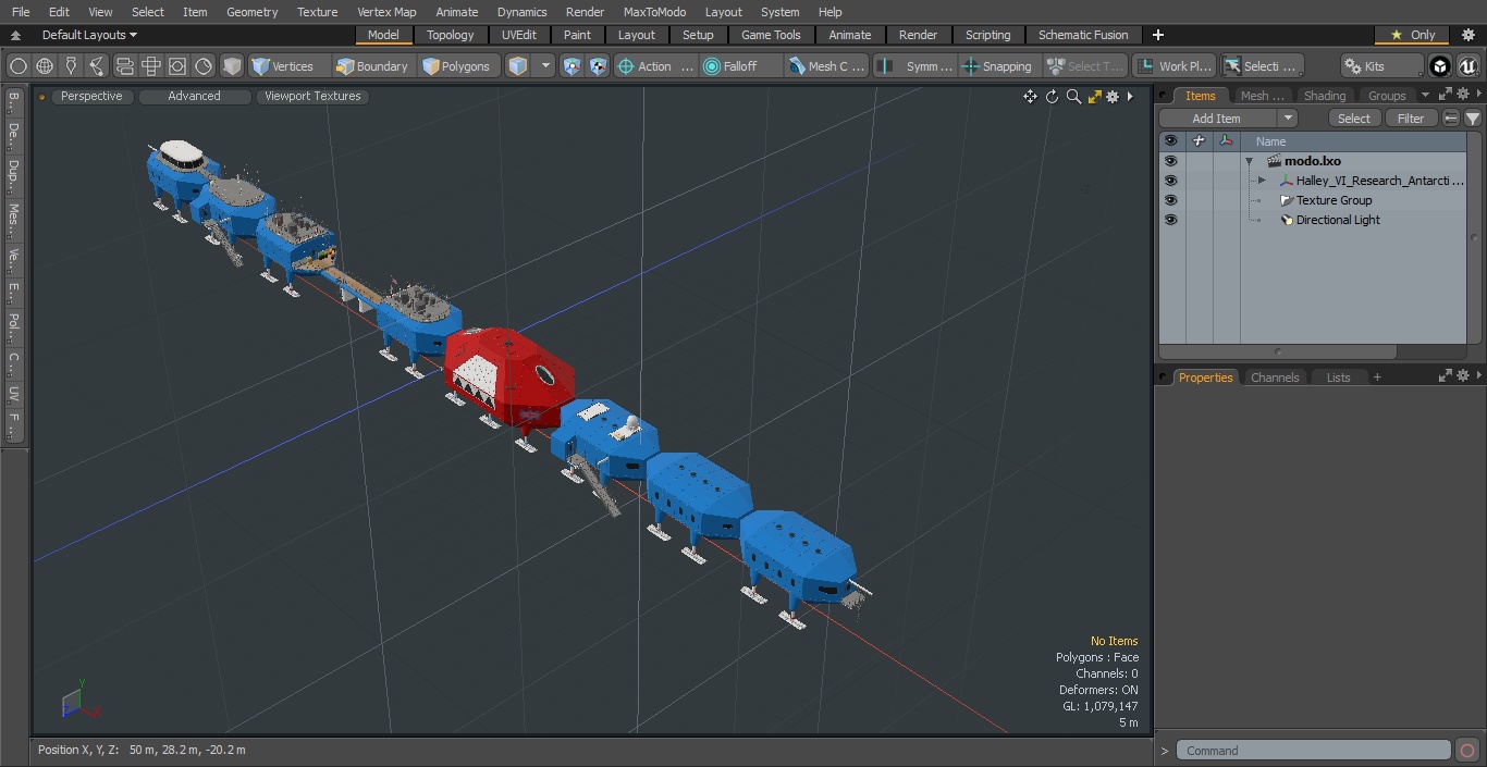 3D Halley VI Research Antarctic Station