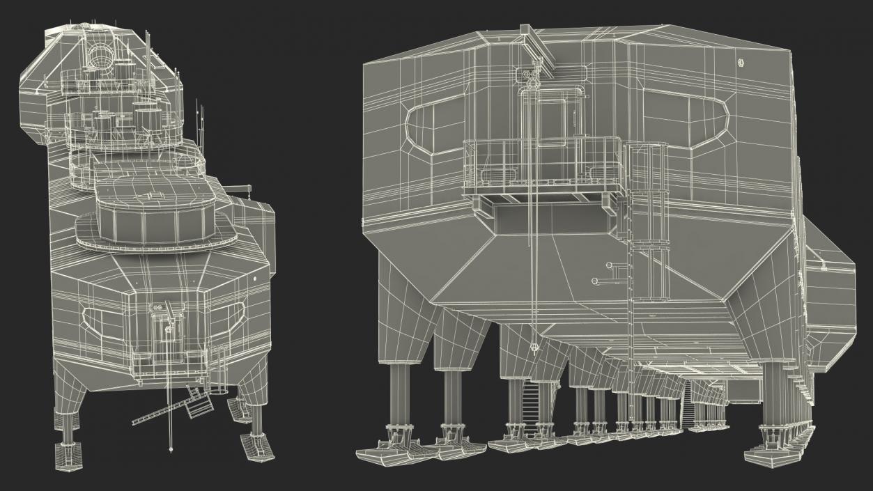 3D Halley VI Research Antarctic Station