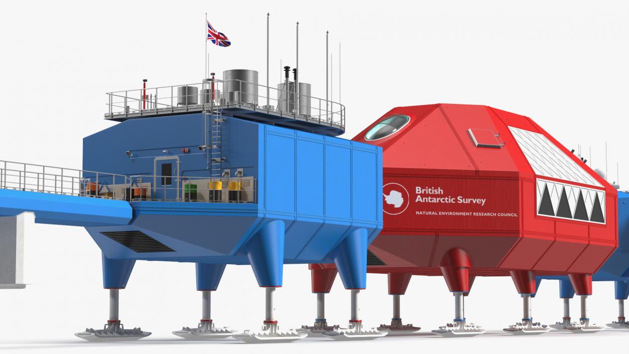 3D Halley VI Research Antarctic Station