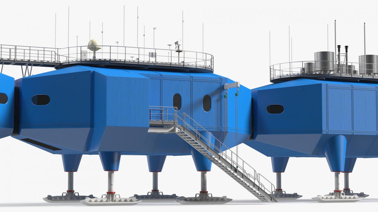 3D Halley VI Research Antarctic Station