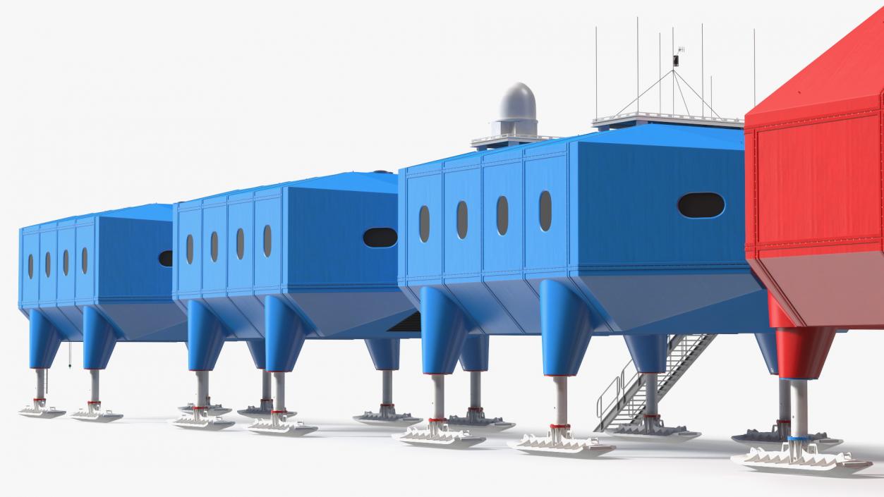 3D Halley VI Research Antarctic Station