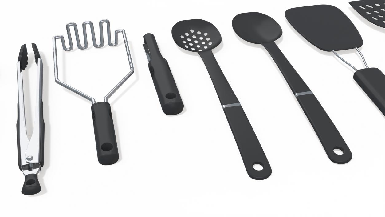 3D model 14 Pcs Cooking Kitchen Utensils Set