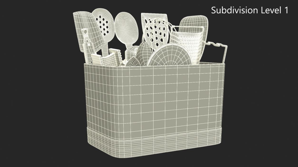 3D model 14 Pcs Cooking Kitchen Utensils Set