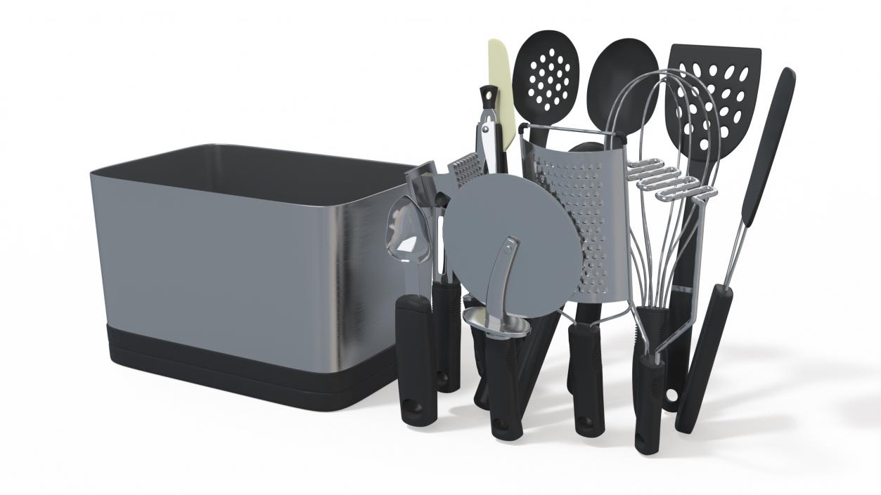 3D model 14 Pcs Cooking Kitchen Utensils Set