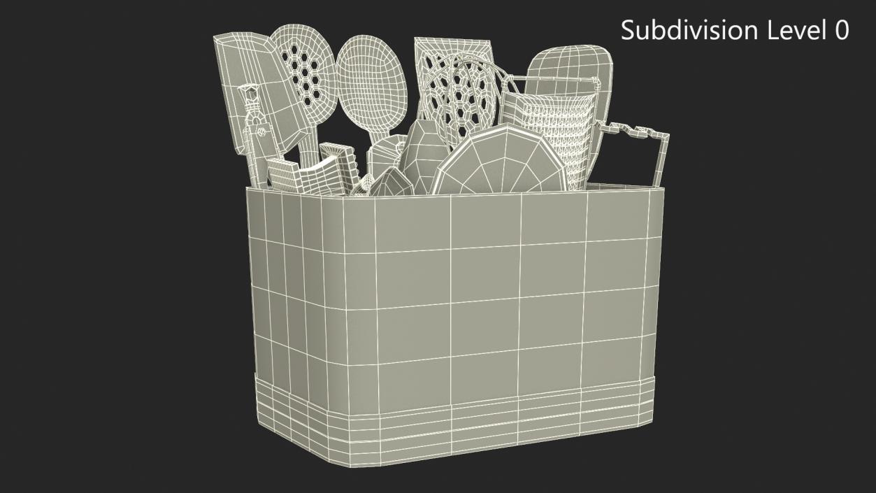 3D model 14 Pcs Cooking Kitchen Utensils Set