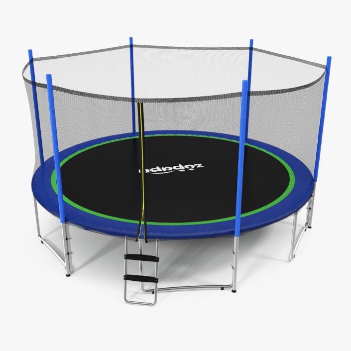 3D Zupapa 15ft Round Trampoline model