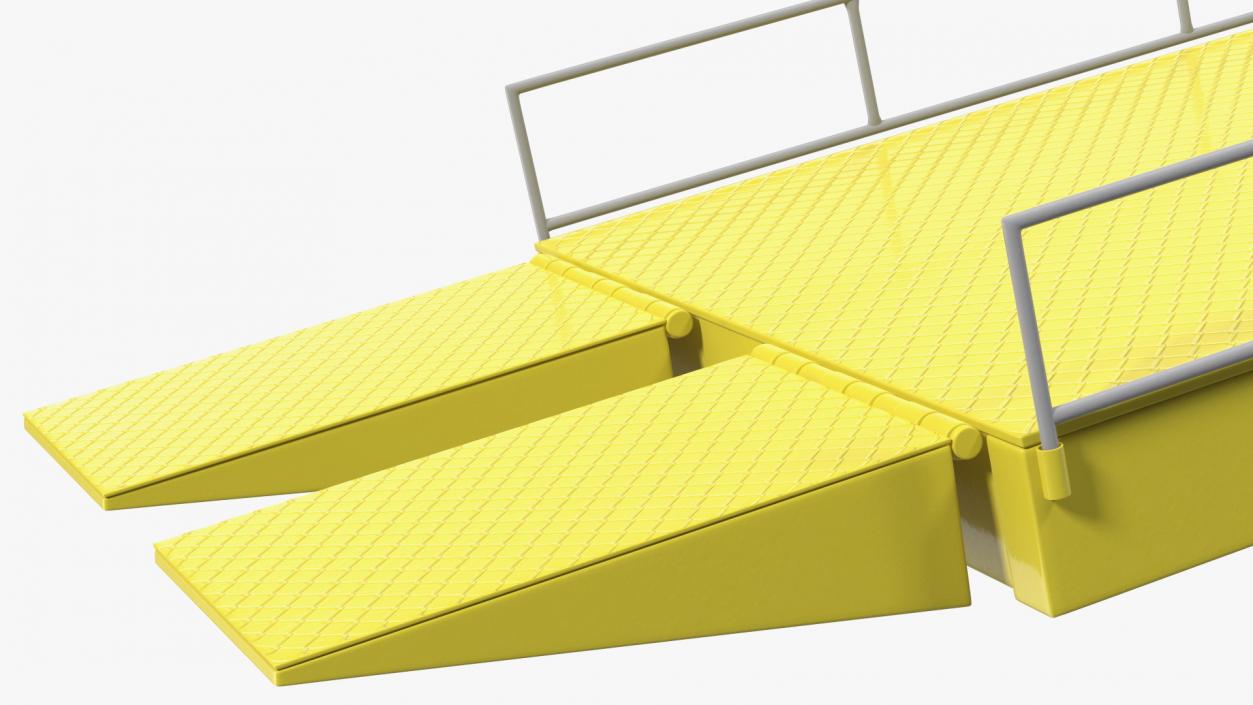 3D model Heavy Duty Portable Trailer Loading Ramp