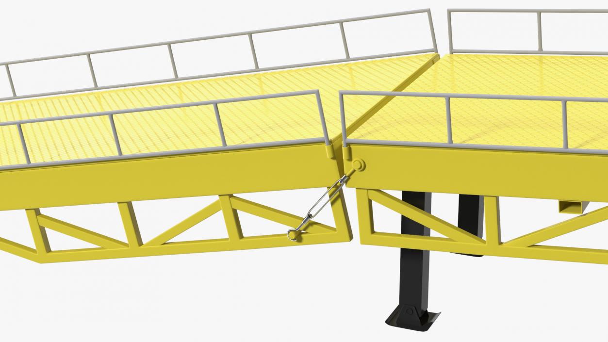 3D model Heavy Duty Portable Trailer Loading Ramp