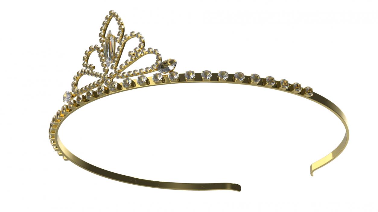 3D Wedding Tiara model