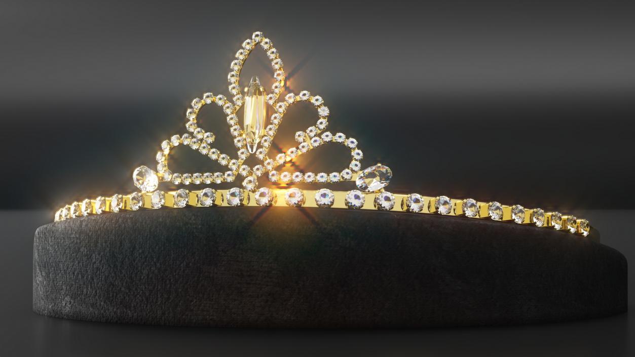 3D Wedding Tiara model