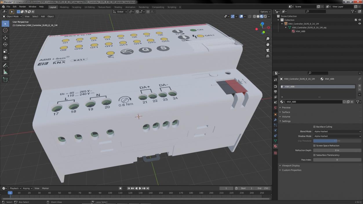 KNX Controller DLRS 8 16 1M 3D