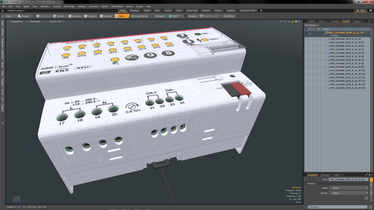 KNX Controller DLRS 8 16 1M 3D