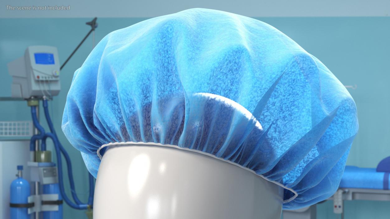 Disposable Hair Cap 3D model