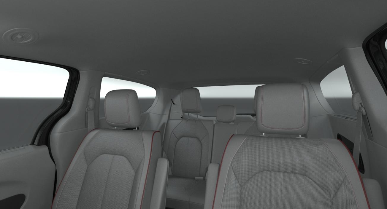 Chrysler Pacifica Rigged 3D model