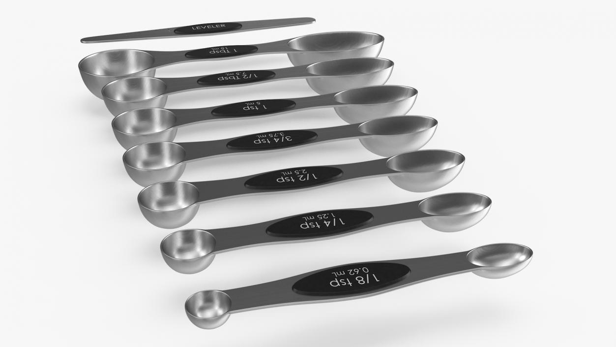 3D model Measuring Spoons Set