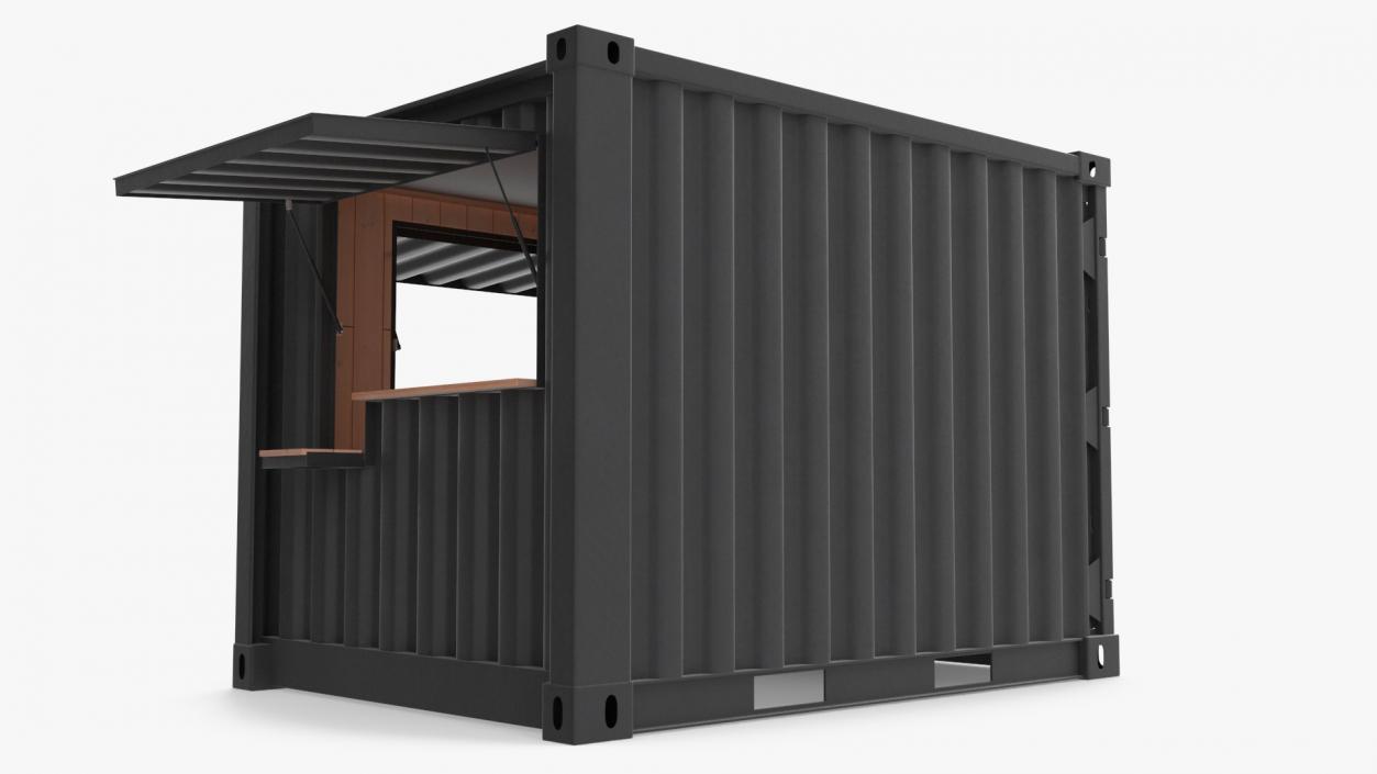 3D Container Coffee Shop