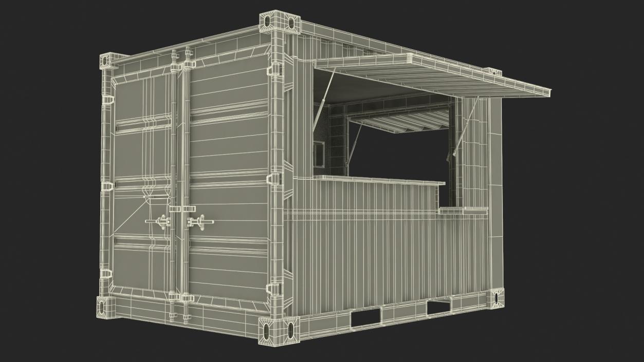 3D Container Coffee Shop