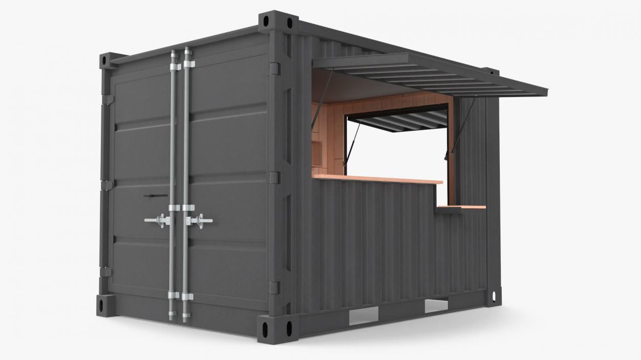 3D Container Coffee Shop