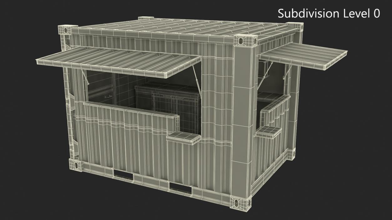 3D Container Coffee Shop