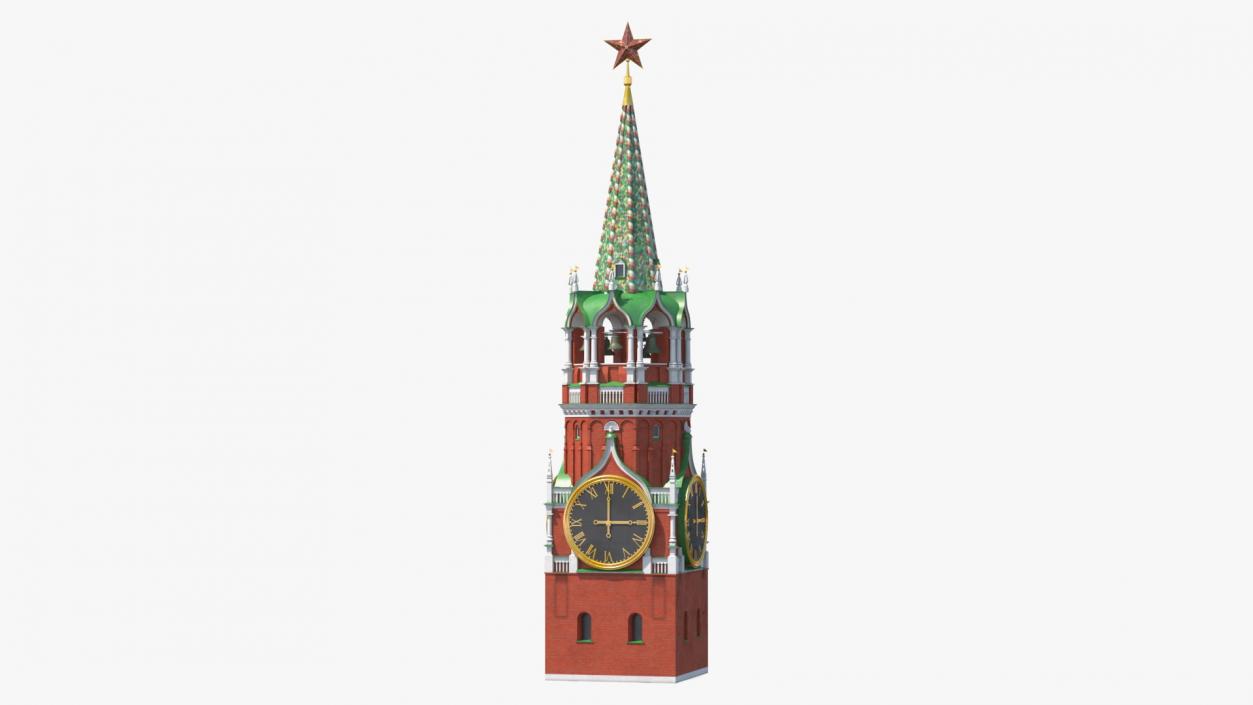 3D Kremlin Clock model