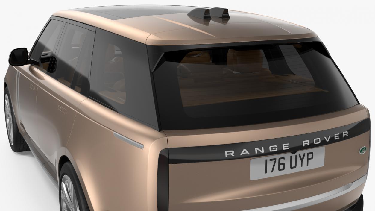 Range Rover 2022 Lights OFF Rigged 3D model