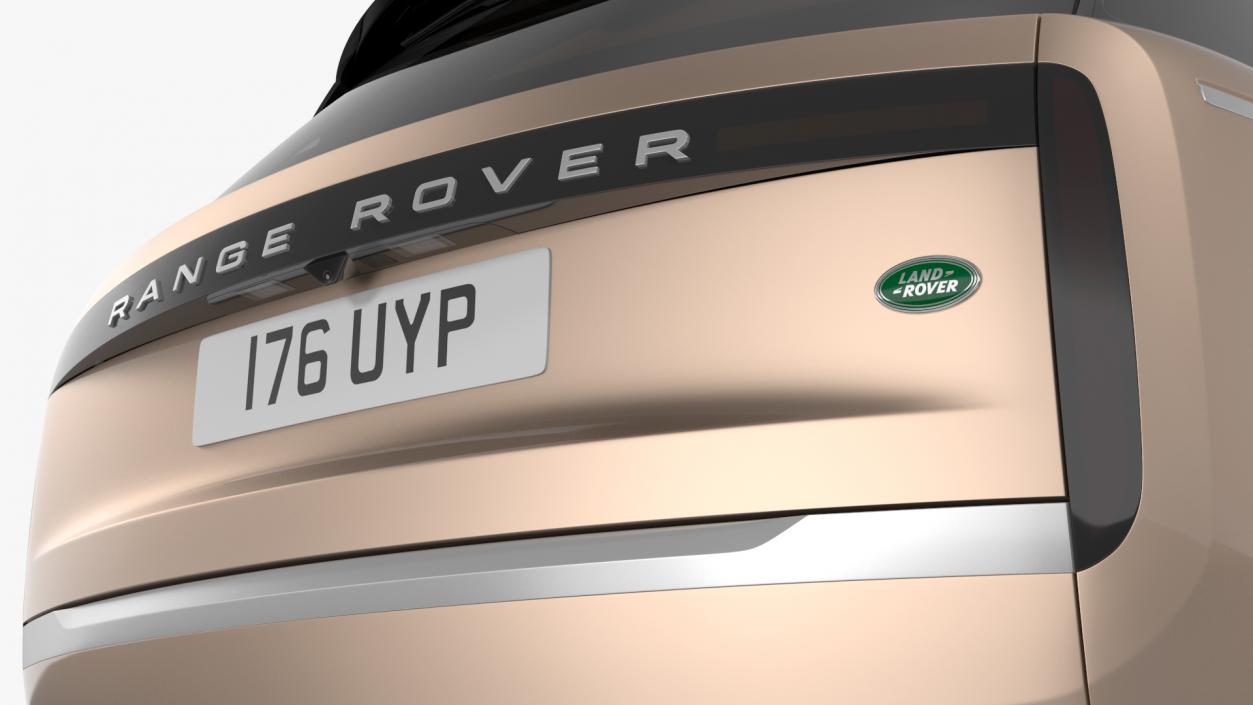 Range Rover 2022 Lights OFF Rigged 3D model