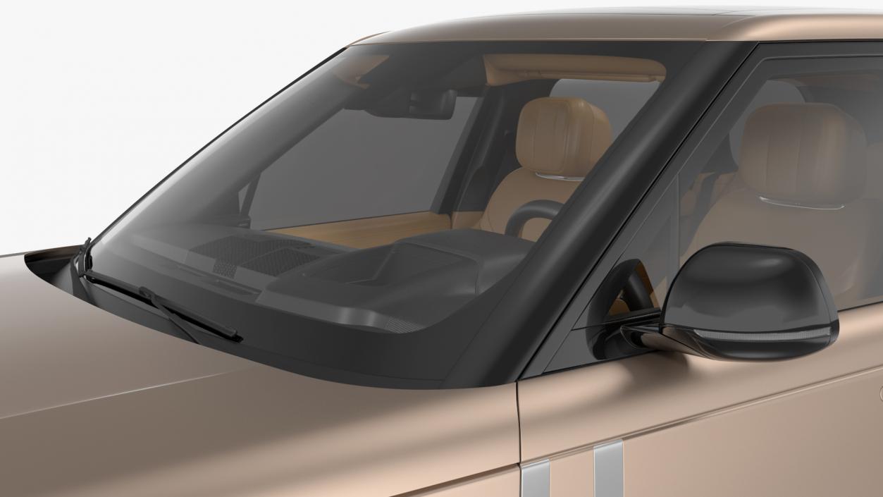 Range Rover 2022 Lights OFF Rigged 3D model